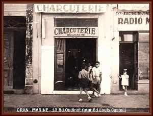 Oran - Boulevard Oudinot - Charcuterie